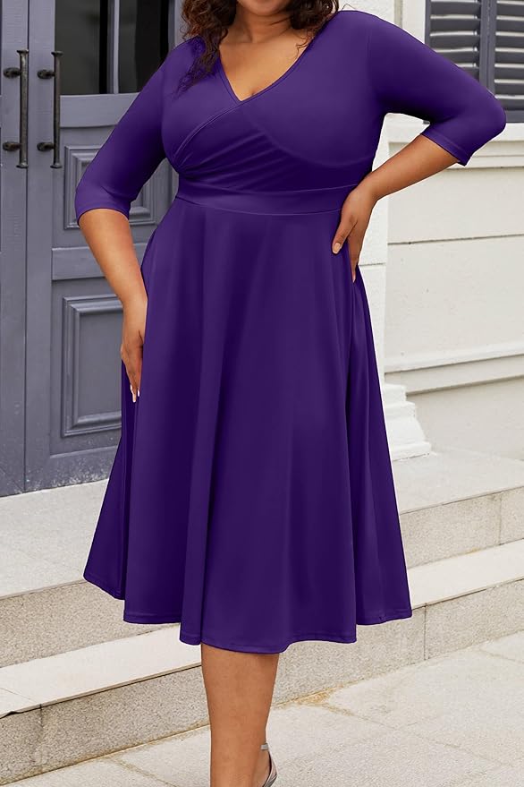 Elevate Your Style: Discover the Magic of Plus Size Purple Dress