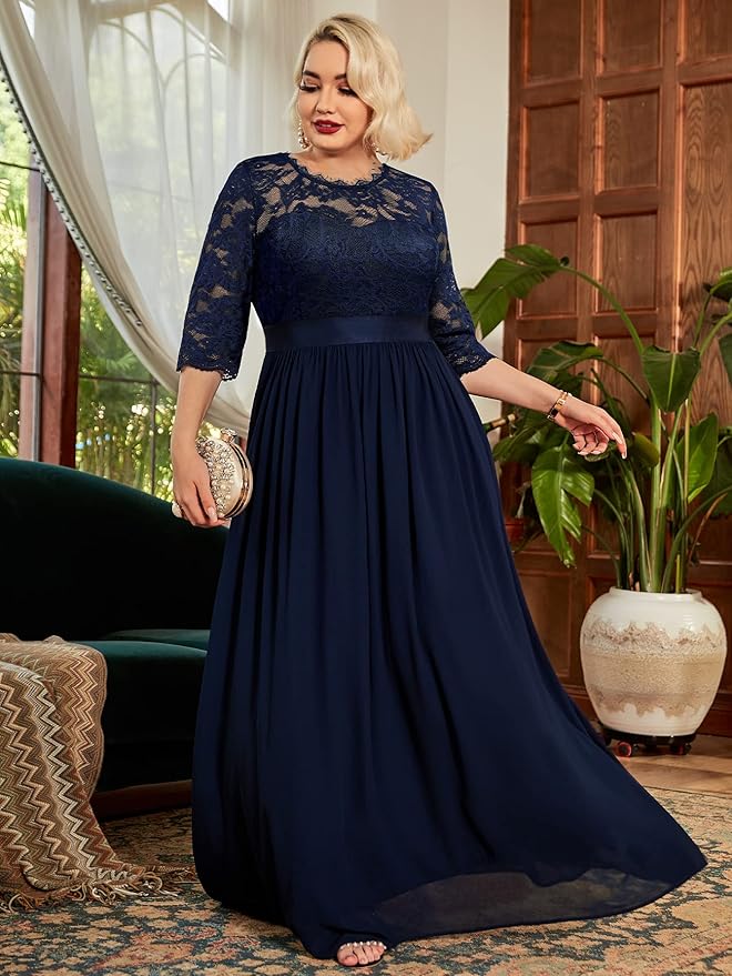 Find Your Perfect Plus Size Dresses with Sleeves for Prom